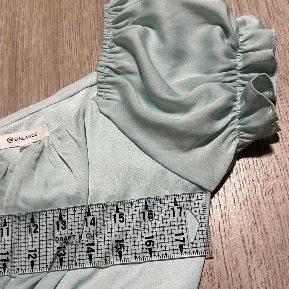 Balance Collection Light Green Ruffle Romper - Picture 8 of 14